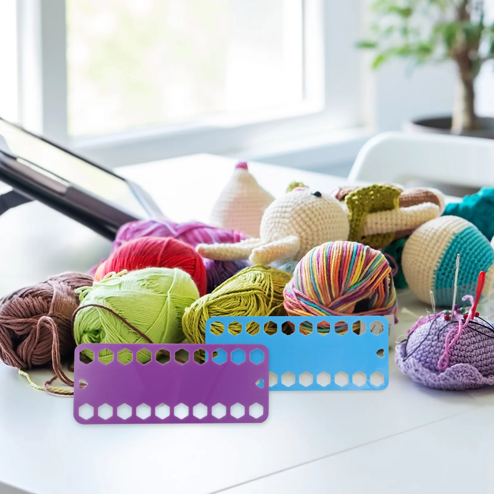 

10Pcs Embroidery Thread Organizer Plastic Thread Holder Cross Stitch Storage Board Sewing Tool Needlework DIY Sewing Storage