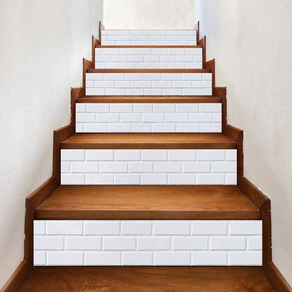 

PVC self-adhesive stair decoration stickers, self-adhesive stair stickers for home decoration (6 sheets/set)