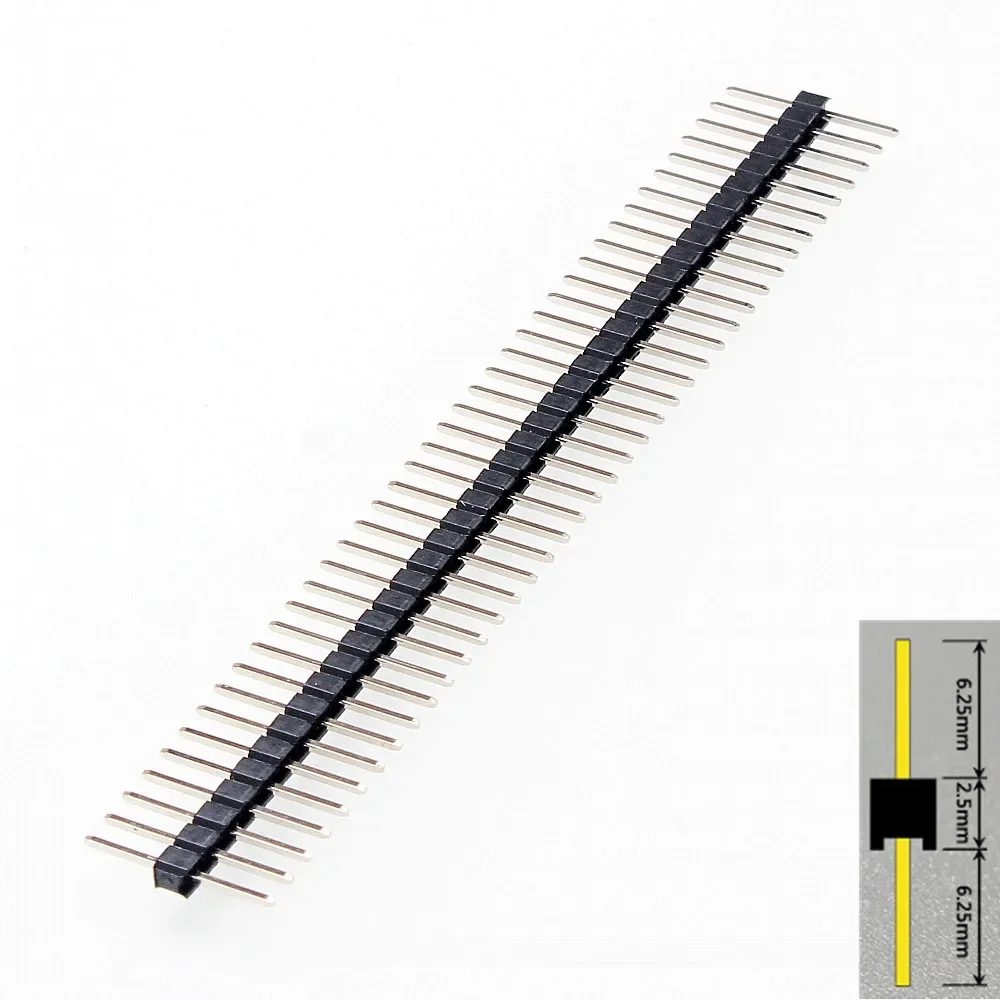 10 szt. Złączy Break Away - 40-pinowe męskie (długie, centrujące) dla Arduino
