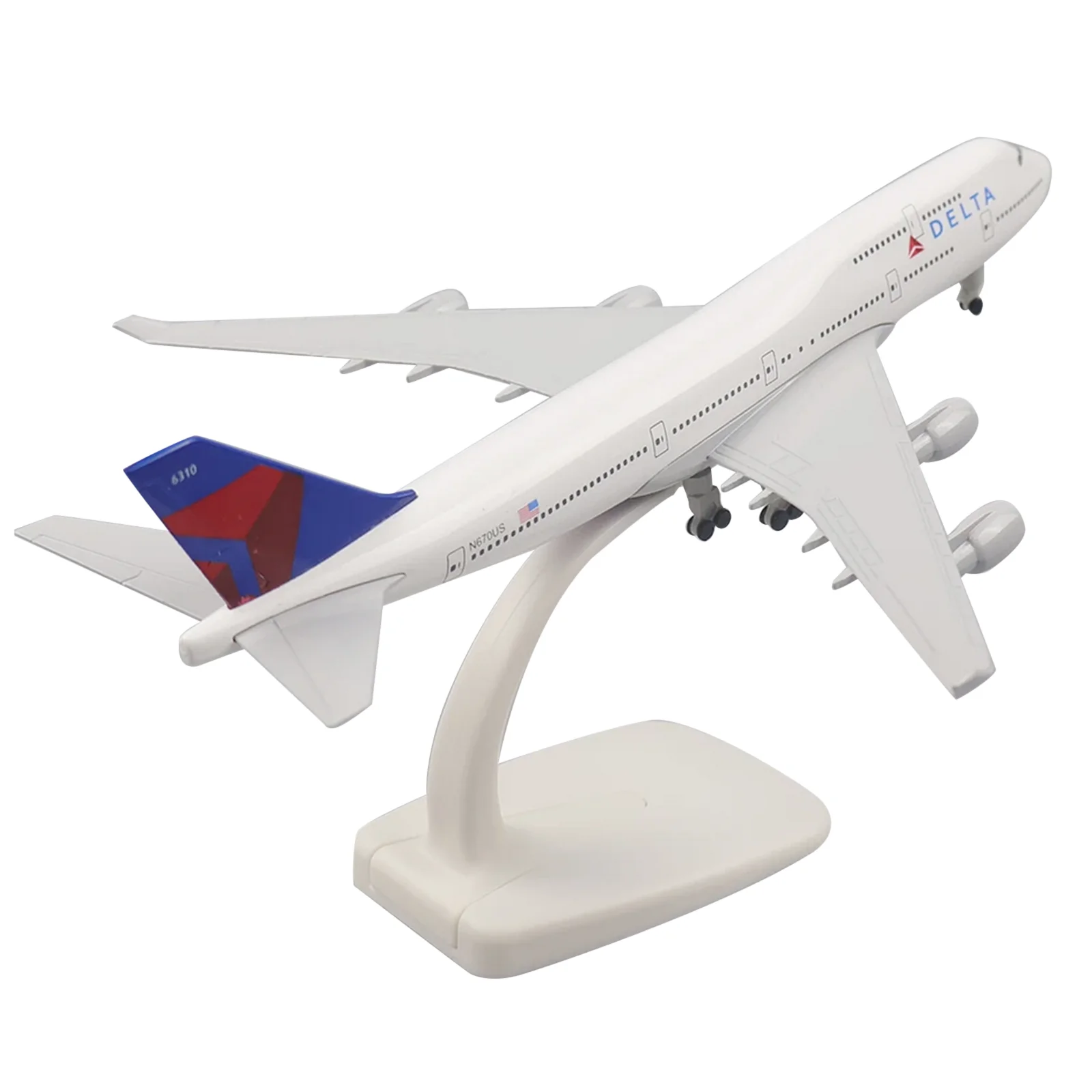 

Металлическая копия самолета в масштабе 1:300, Delta B747, модель самолета Boeing Airbus, авиационная литая под давлением миниатюрная художественная детская игрушка для коллекции