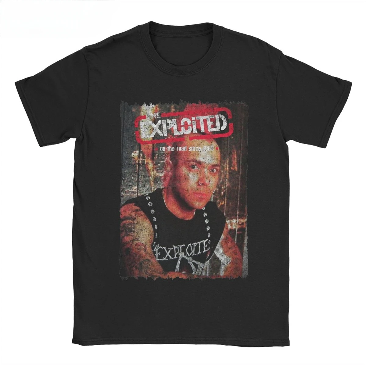 Men Women's Punk Rock Band T Shirts The Exploited 100% Cotton Clothing  Short Sleeve Crewneck Tees Birthday Present T-Shirt