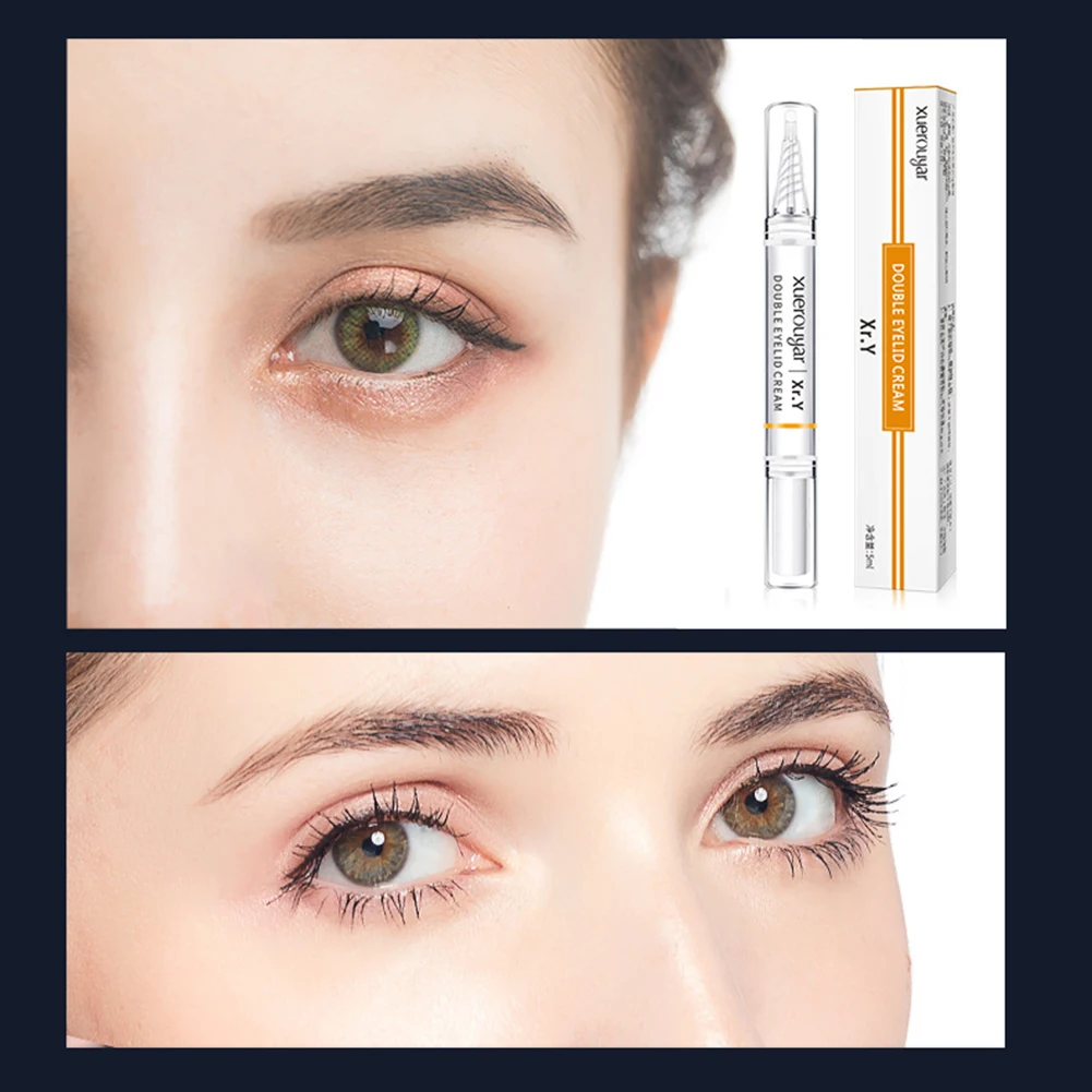 Long-Acting Double Eyelid Shaping Paste กันน้ํา Double Eyelid ปากกากาว Double Eyelid ปากกาชุด