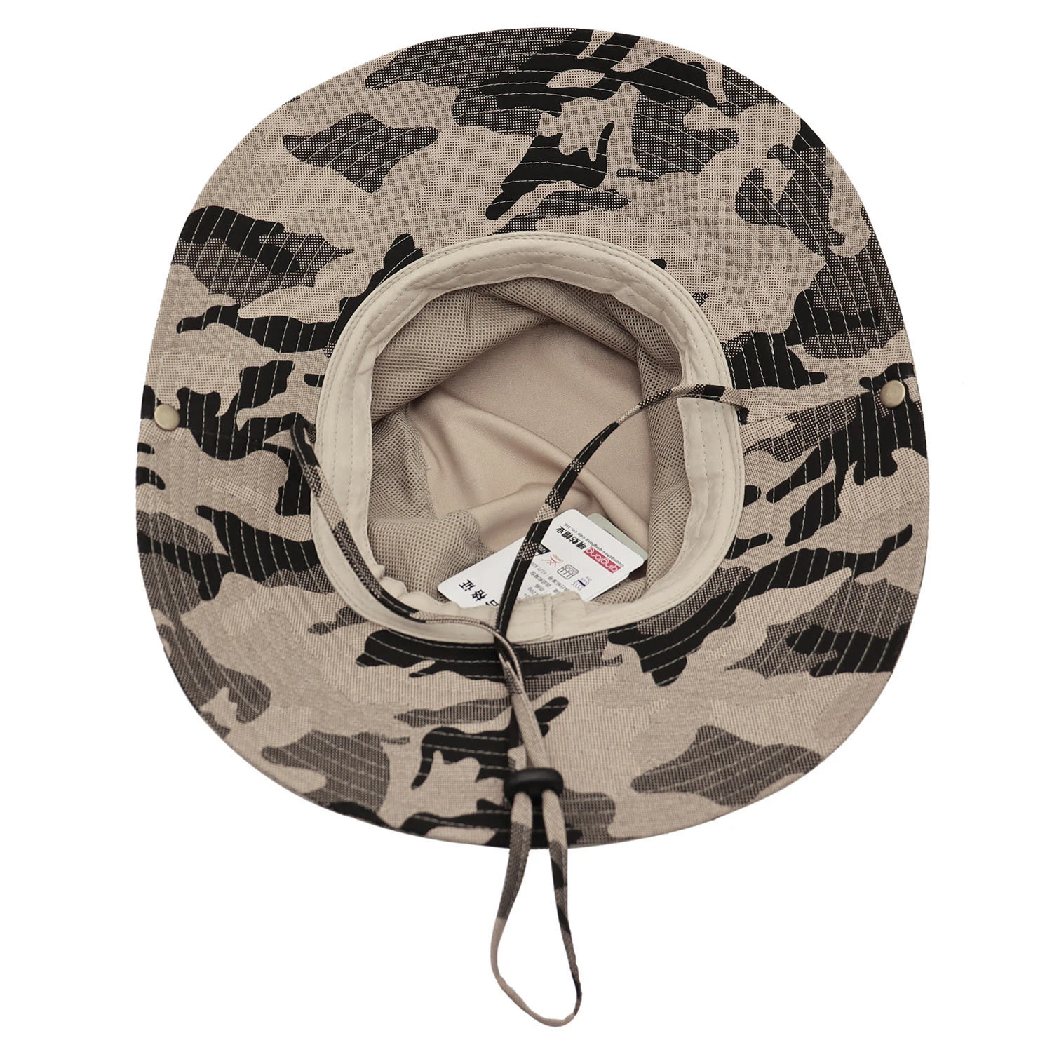 Outdoor UV resistant sun hat, denim fisherman hat, foldable camouflage beach hat with a large head circumference of 63cm