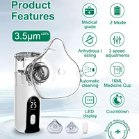 Portable Mesh Nebulizer for Adult Child Medical Handheld Humidifier Silent Nebulizador Inhaler Humidifier Inhalator Atomizer