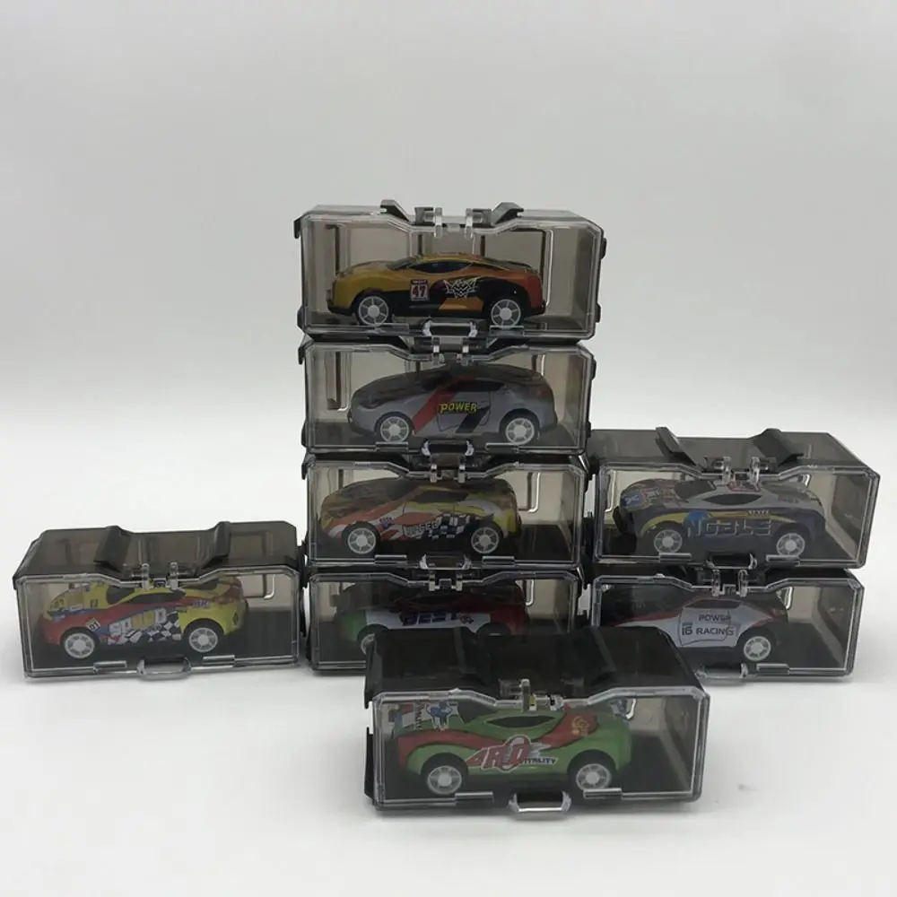 

Practical ABS Display Box 1/64 Diecast Model Car Without Car Toy Display With Handle Display Rack Model