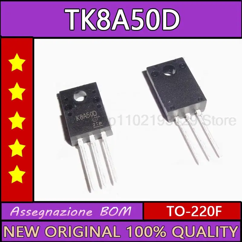 10PCS/LOT TK8A50D K8a50d new imported field effect transistor 