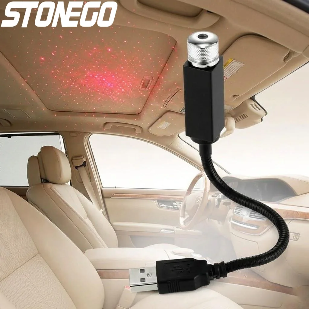 

Car Starry Sky Roof Light LED USB Ambient Atmosphere Decoration for Car Interior LED Starry Night Light