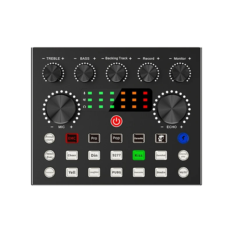 

Spare Parts V8S Live Sound Card Compatible With Multiple Live Streaming Platforms Abroad