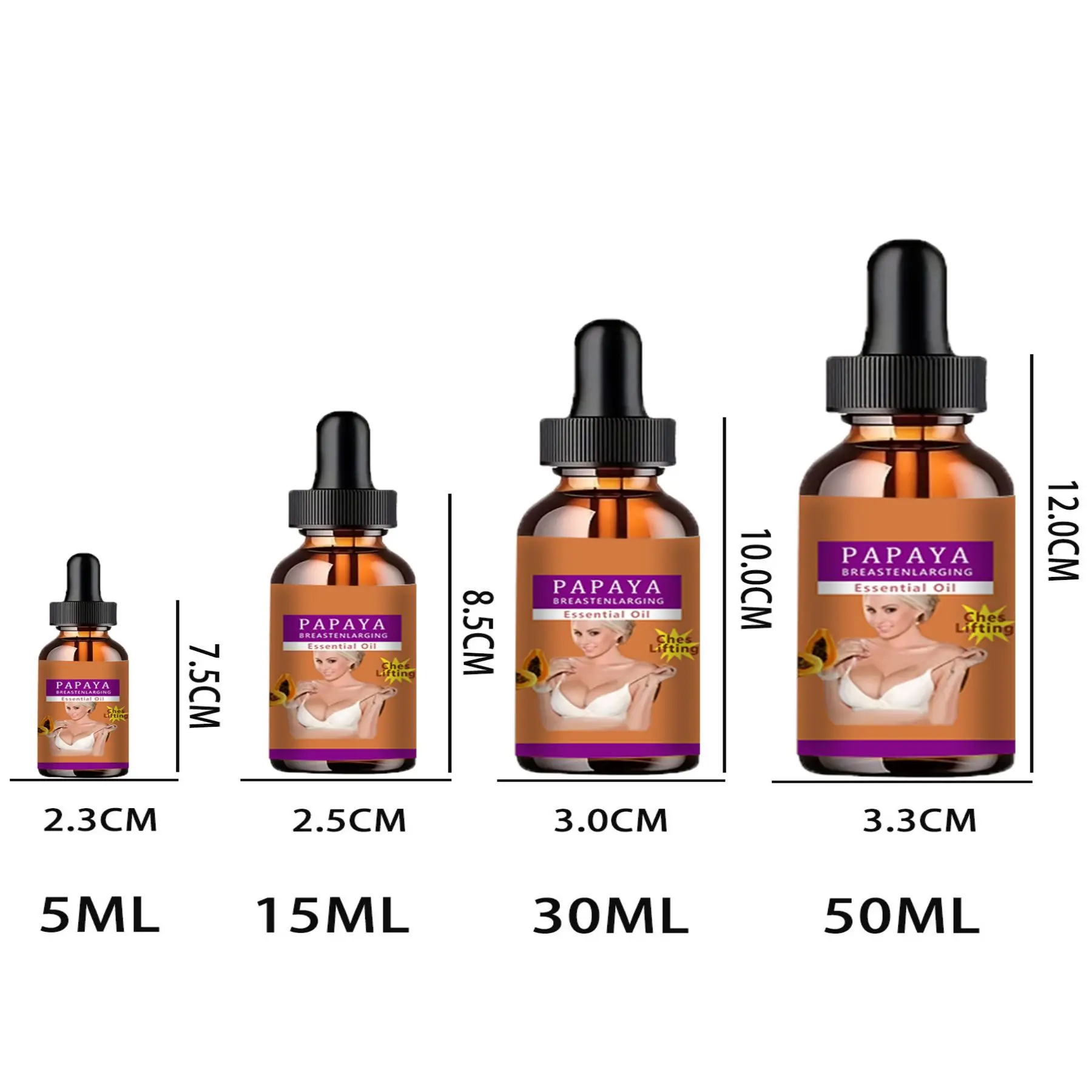 5ML/15ML/30ML/50ML/Women Breast Enlargement Oil Essential Oils Firming Enhancement Breast Enlarge Big Bust Enlarging Bigger Ches