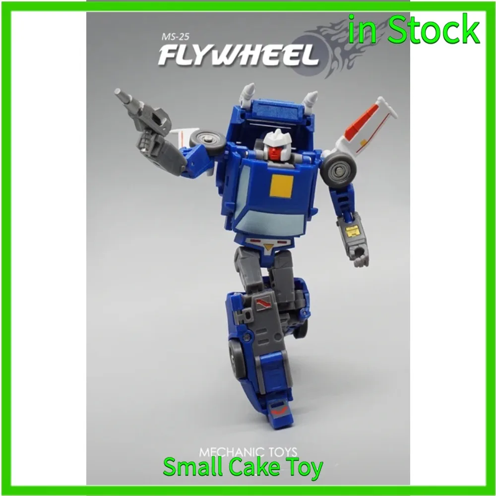 في المخزون MFT لعبة ميكانيكي MS-25 يطير عجلة MS25 المسارات صغيرة الحجم للتحويل لعبة روبوت الشكل مع صندوق ألعاب شخصيات الحركة