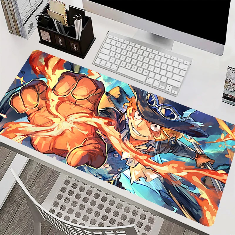 

Mouse Pad PC Accessories Keyboard Pad Office Desk Mat Anti Slip HD Mousepad Rubber Tablet Pad One Piece Sabo Gaming Extended Pad