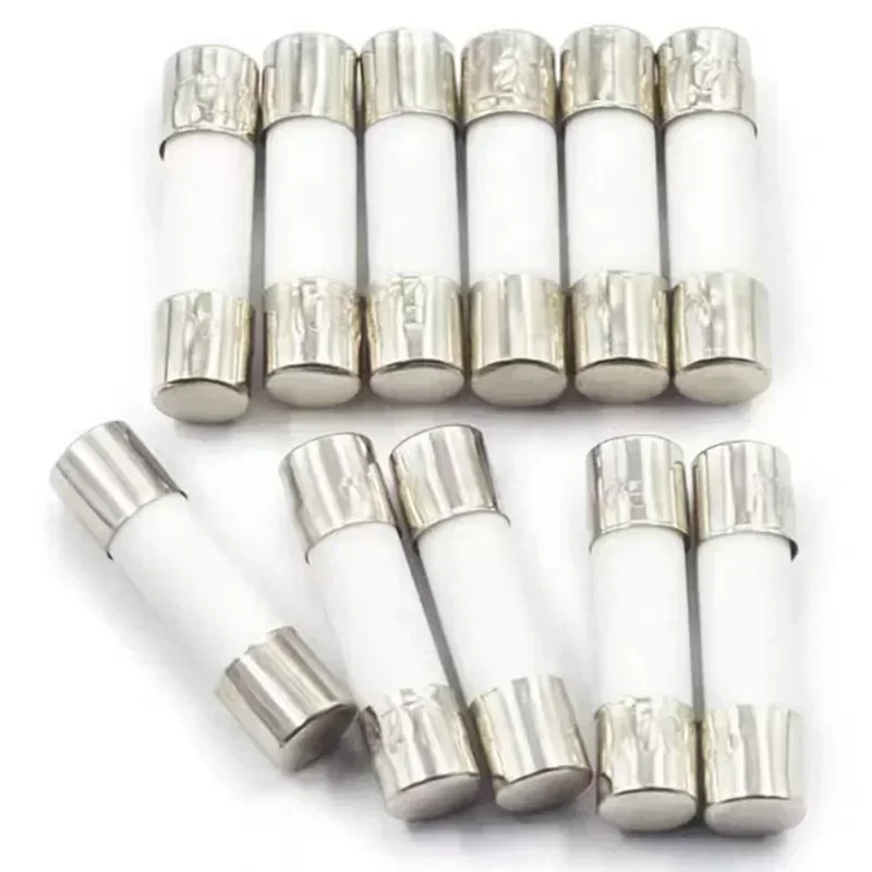 10pc/lot One Sell 5*20mm 6*30mm Fast Blow Tube Fuses mm 250V 100MA 200MA 300MA 8A 10A 12A 15A 20A 25A 30A AMP Fuse Ceramic fuse