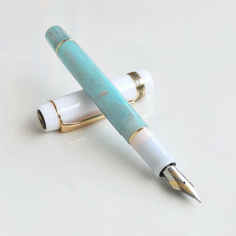 

НОВАЯ целлулоидная перьевая ручка Kaigelu 316, красивые мраморные узоры, иридиевое перо EF/F/M, чернильная ручка, подарок для офиса и бизнеса