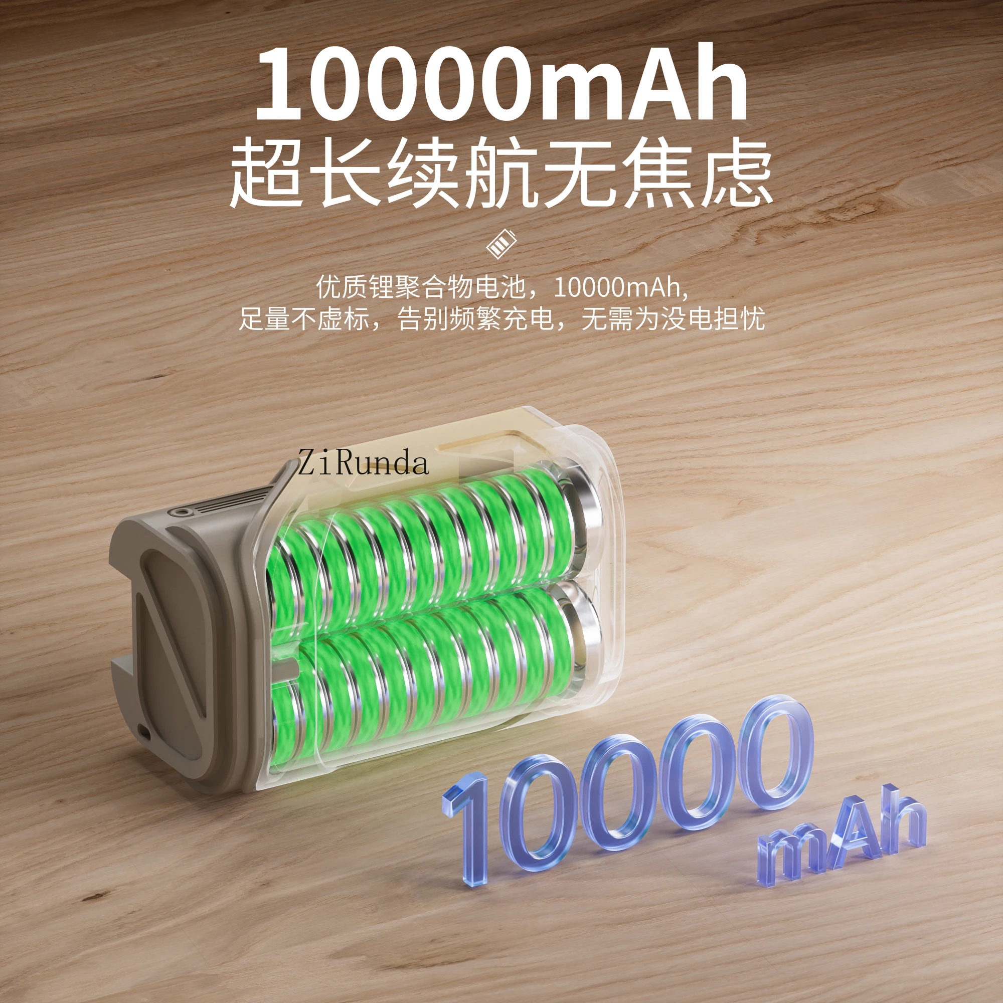 2-in- Compact And Portable Power Bank With Its Own Cable Multifunctional AC Plug Travel Fast Charging Charger