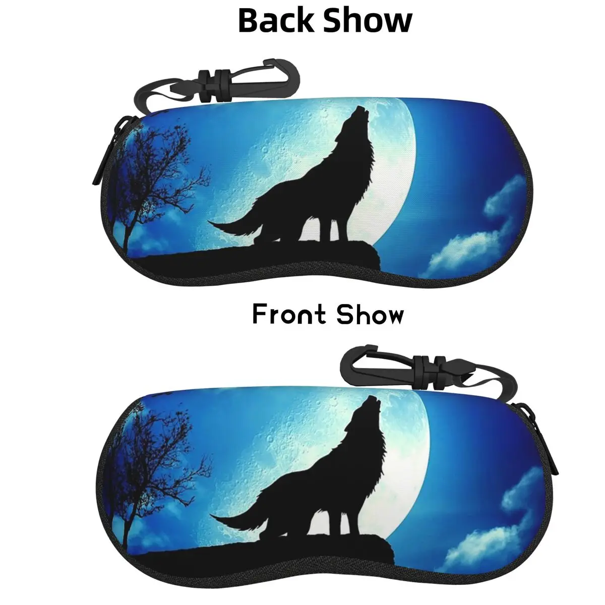 

Чехол для очков Howling Wolf Shell, защитная коробка для солнцезащитных очков, женская и мужская мягкая сумка для очков