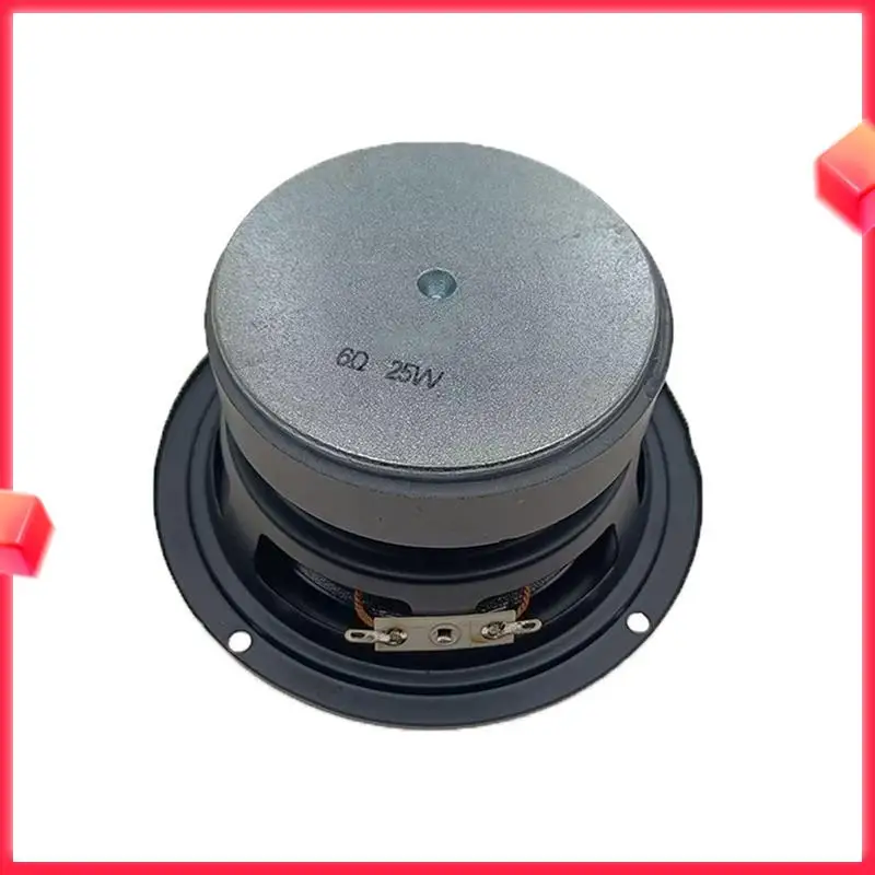 【NEW LISTING】2X Universal 4.5Inch Round Speaker Stereo Sound System 25W Premium Audio Accessories Audio Midrange Loudspeaker