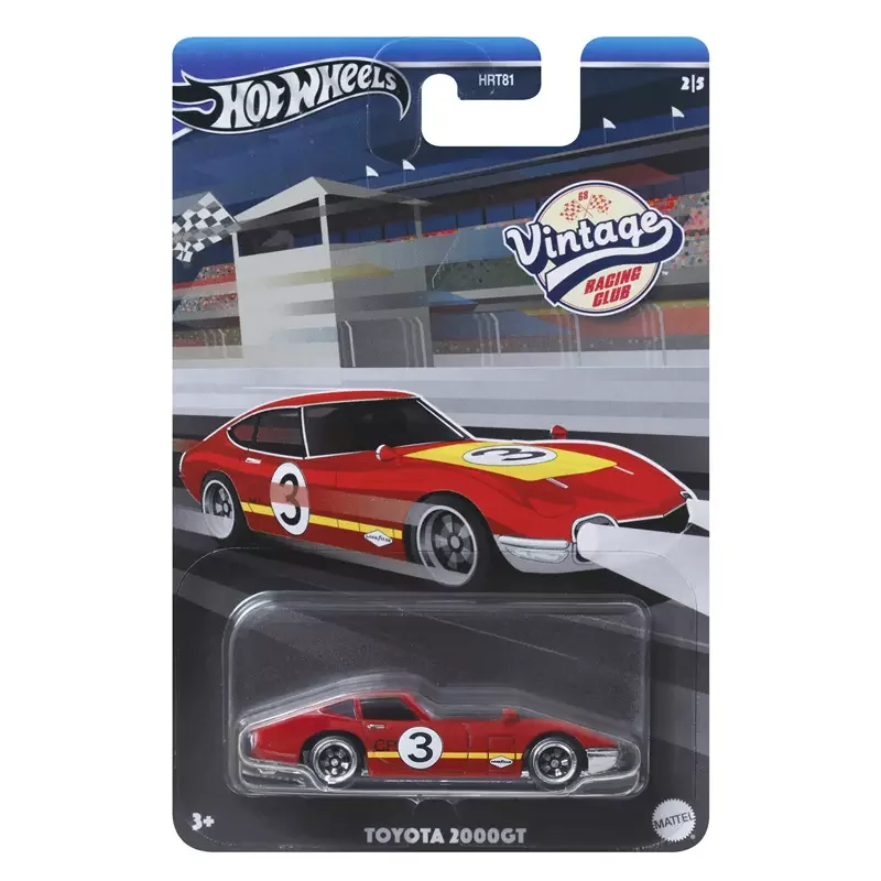 Original Hot Wheels Vintage Racing Club Vehicles Series Alloy Car Model Custom Ford Datsun 1/64 Diecast Boys Toys Mustang Toyota