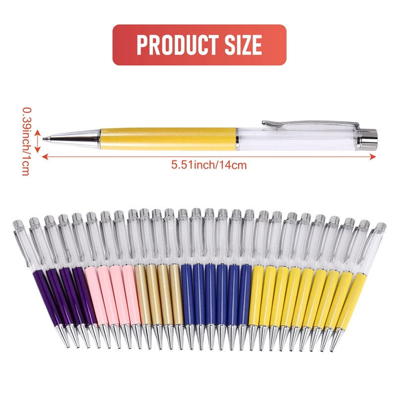 27 opakowań kolorowych pustych tubek pływających długopisów kulkowe długopisy do tworzenia ulubionych płynny piasek długopisów