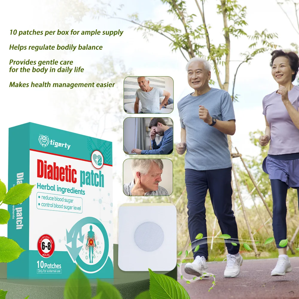 Diabetic patch Relief focuses on regular blood circulation balancing organ systems improve pancreatic function lower blood sugar