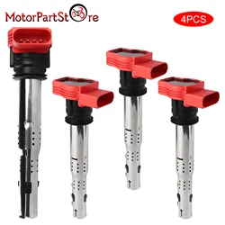 4 Pieces Ignition Coil for Audi R8 A3 A4 A5 A6 A8 TT Q3 Q5 VW Jetta Passat Golf CC 06E905115E 06E905115 07K905715F 06E905115G