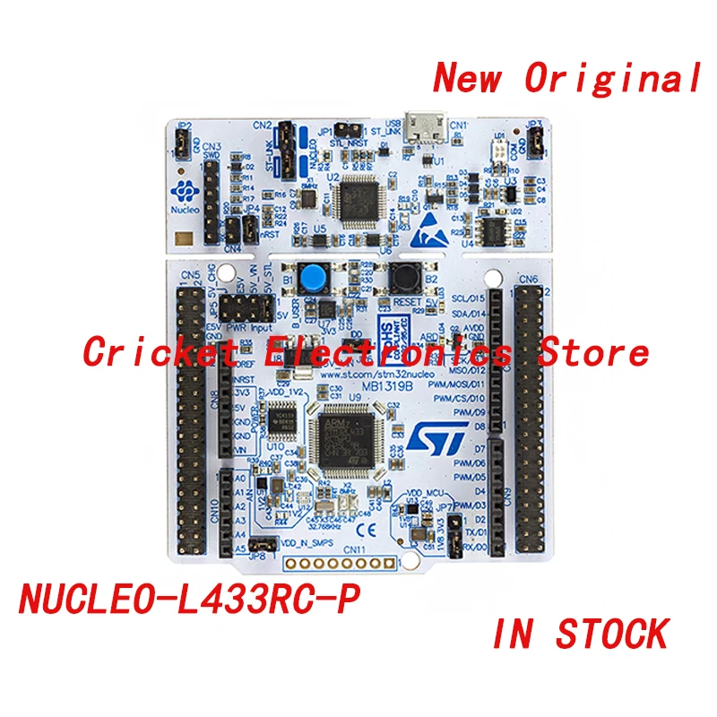 NUCLEO-L433RC-P STM32 Nucleo-64 development board STM32L433RC MCU, SMPS, supports Arduino, ST Zi