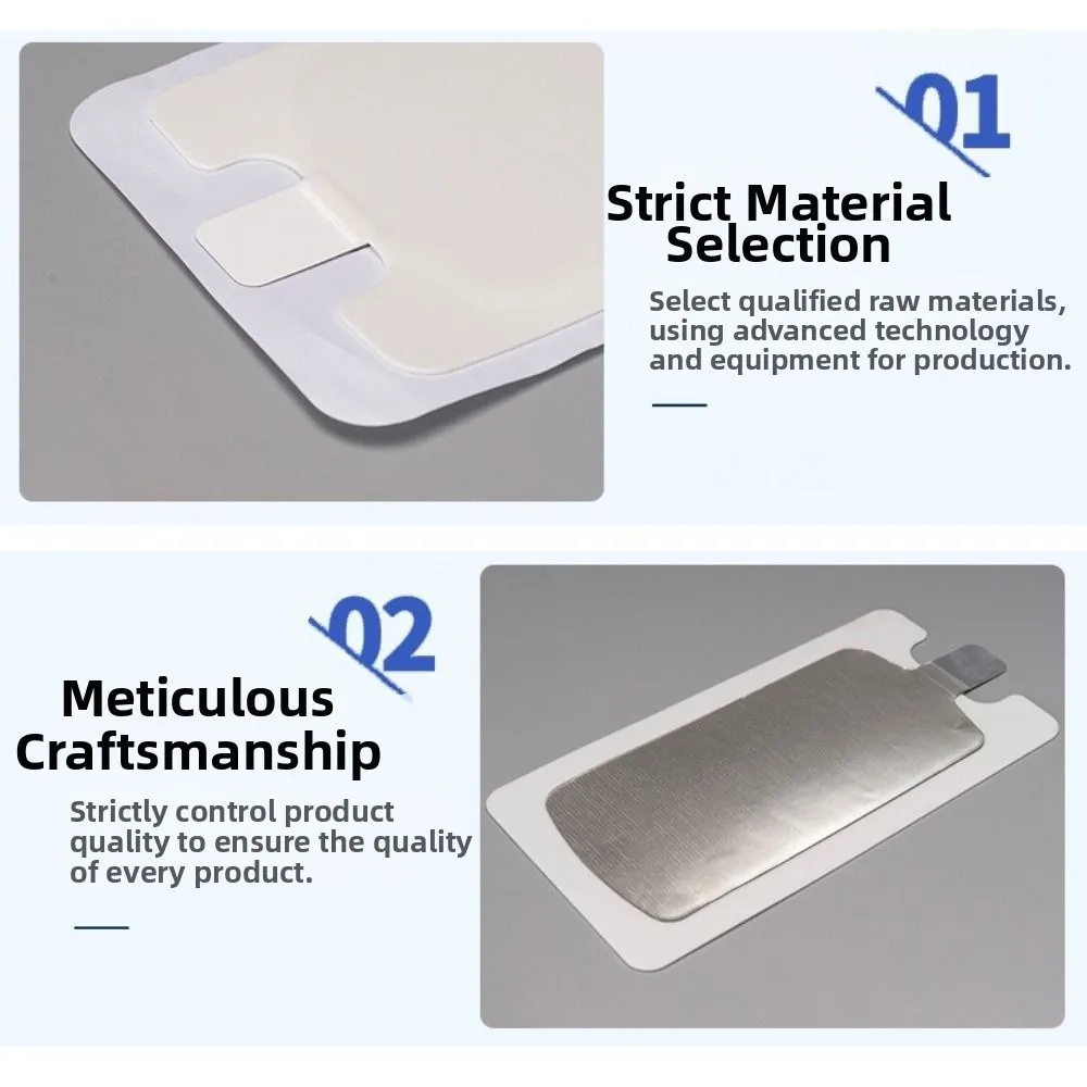 225×124mm Neutral Electrode Pad Self Adhesive Monopole Bipolar Patient Ground Pad EO Sterilized Low Resistance ESU Grounding Pad