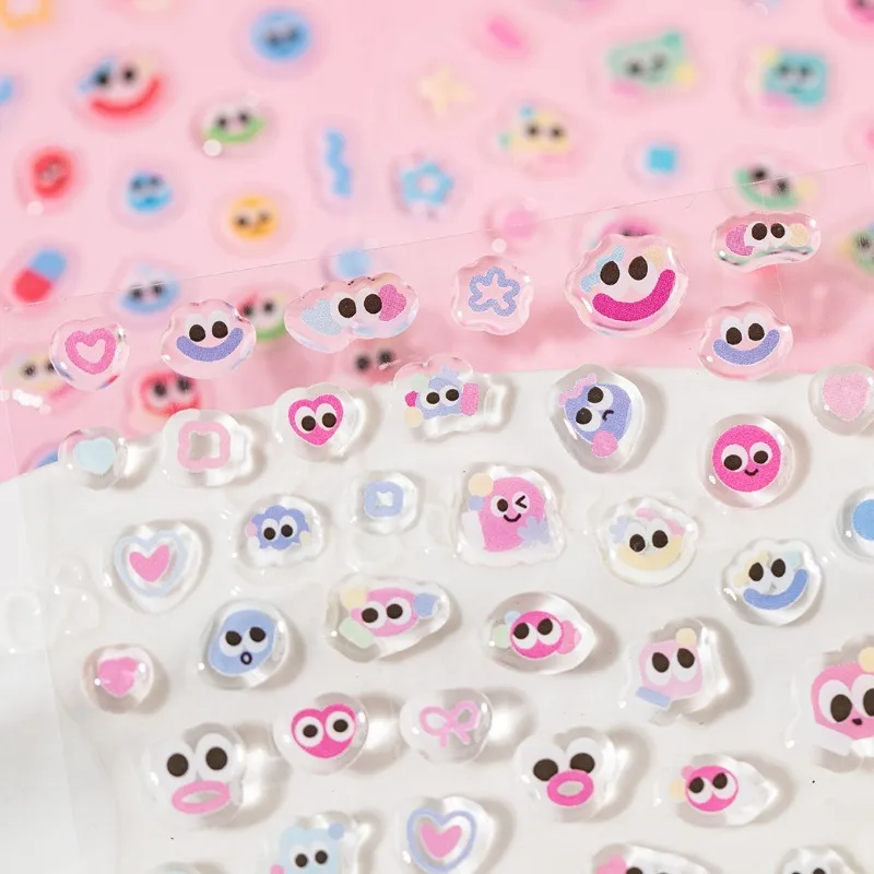 1 Pc Diamond Love Crystal Paste Beautiful student Decoration Three-dimensional Mobile Phone Shiny Sticker Korean Stationery
