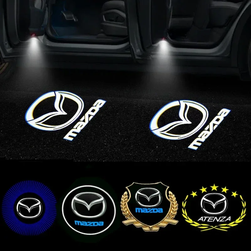 

Car Door Welcome Shadow Light LED for MAZDA ATENZA 2023 2022 2021 2020 2014-2018 Projector Ghost Atmosphere Logo Decorative Lamp