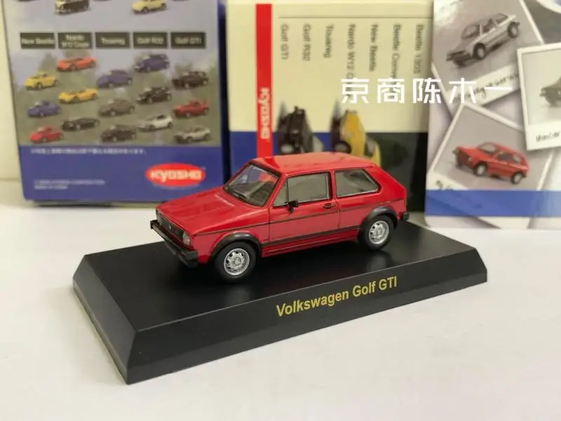 

Коллекция KYOSHO 1/64 Volkswagen vw Golf GTI, литой Сплав под давлением, модель на колесиках, украшения, подарок