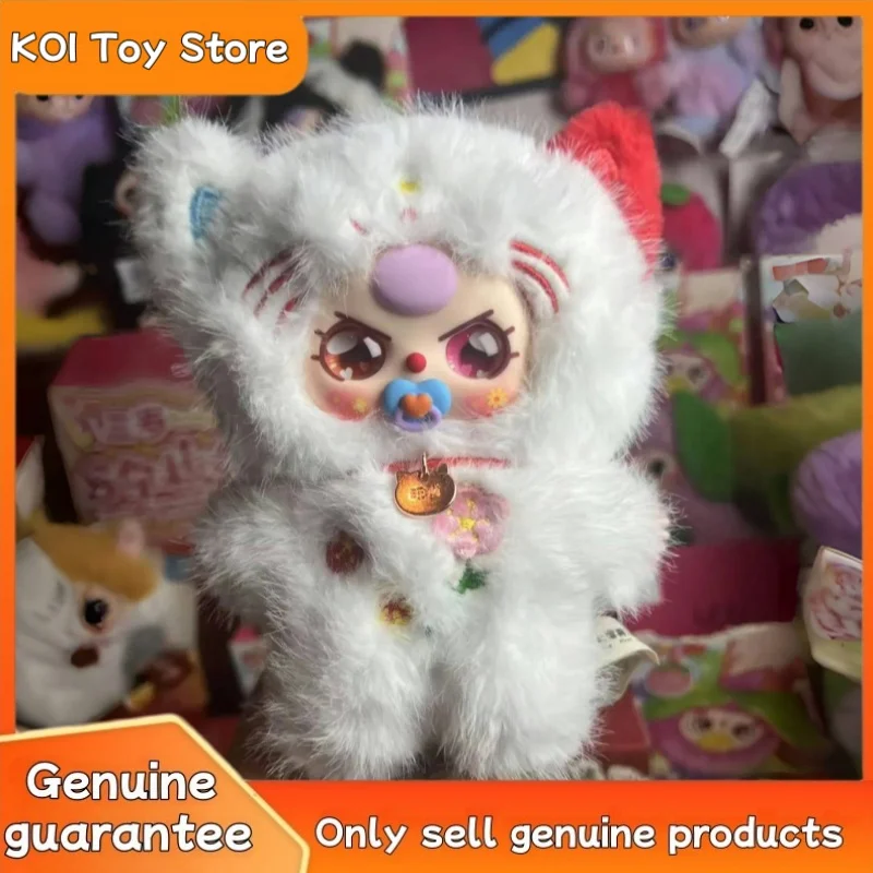 

New Genuine Baby Three Who Am Cat Plush Blind Box Cute Plush Toys Accessories Girl Gifts Trendy Toy Figurines Girl Birthday Gift