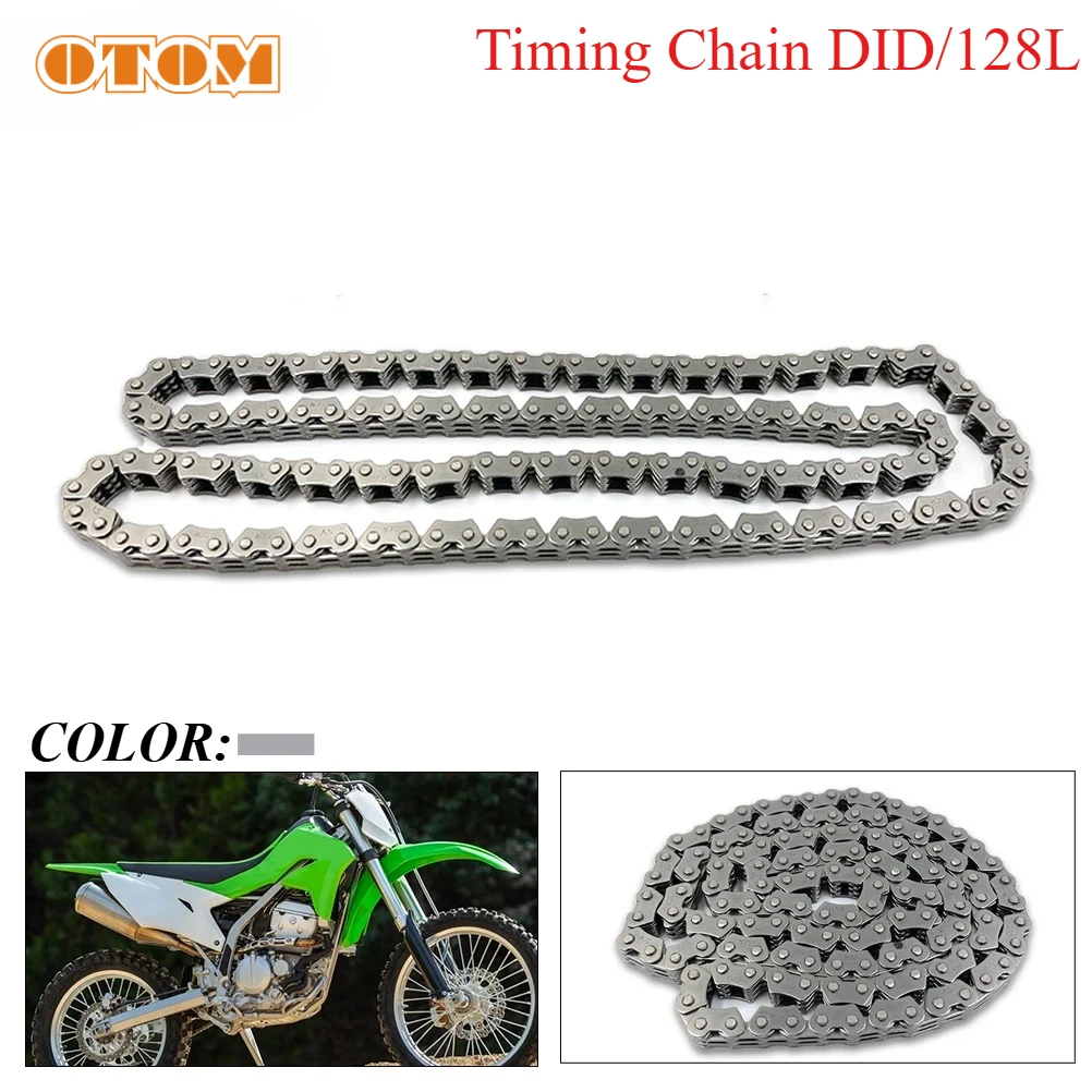 

HOT Motorcycle Chain DID 128L Cam Timing Chain 128 Links For KAWASAKI LONCIN VOGE KLX250 KLX300 YF300 300R 300GY 300DS 1998-2016
