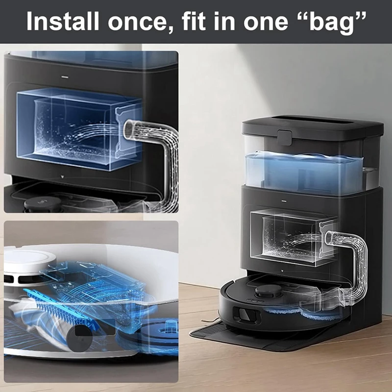 Conjunto de acessórios para ecovacs deebot n30 pro/n30 omni/n30 pro omni robô aspirador de pó escova lateral principal filtro hepa