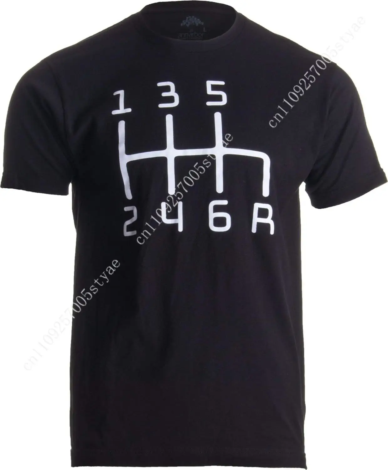 6 Speed Manual Transmission Shift Pattern | Car Buff Guy Mechanic Racing T-Shirt