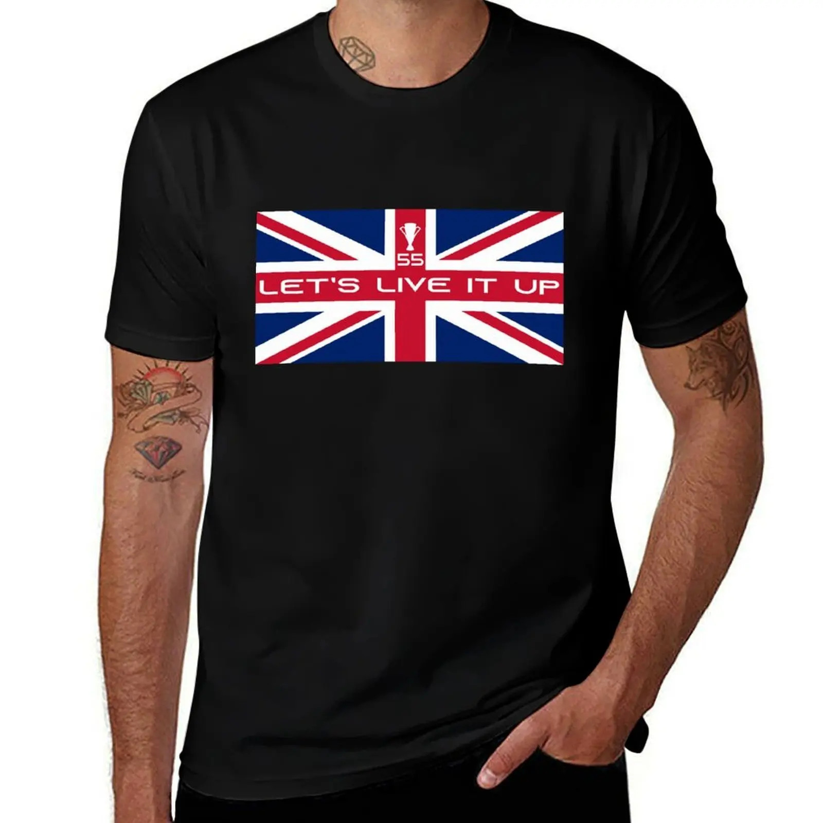 Rangers 55 titles - Let's live it up! T-Shirt anime t shirts for man t shirts for man graphic tees T-Shirt