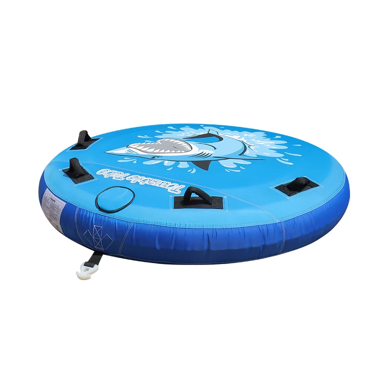 Water Inflatable Double Traction Tube Manufacturer Marine Double Tug Motorboat Traction Disc Water Ski Tow Ring