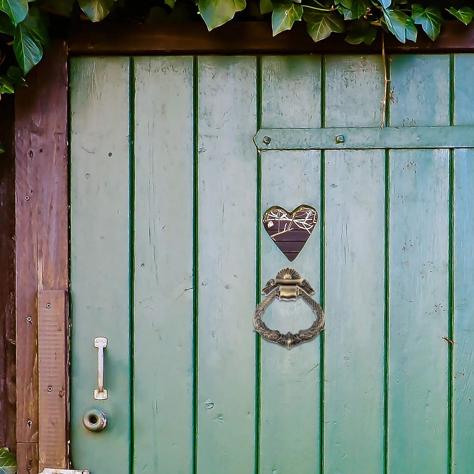 

Vintage Door Knocker Metal Zinc Alloy Front Gate Security Door Decorative Knocker For Home Hotel Retro Exterior Hardware