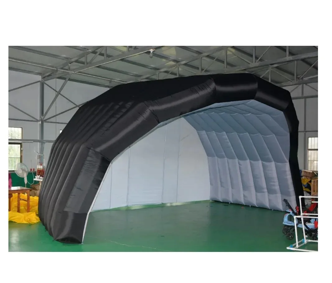 Inflatable Dome Stage Tent Portable Rooftop Booth Inflatable Stage Cover Marquee with Blower for Party Concert, 20x13x13ft