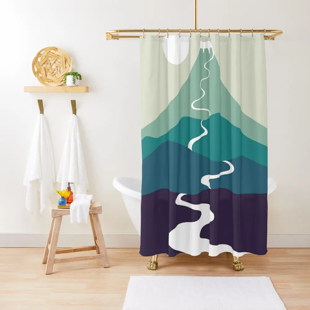 

Cat Landscape 80 Shower Curtain Modern Accessory Bathrooms Cute Shower Curtain