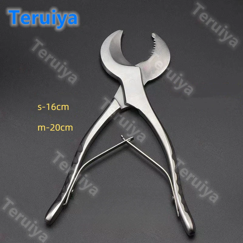 Premium Stainless Steel Dental Plaster Scissors - S/M Sizes Denture Lab Shears for Prosthetic Restoration