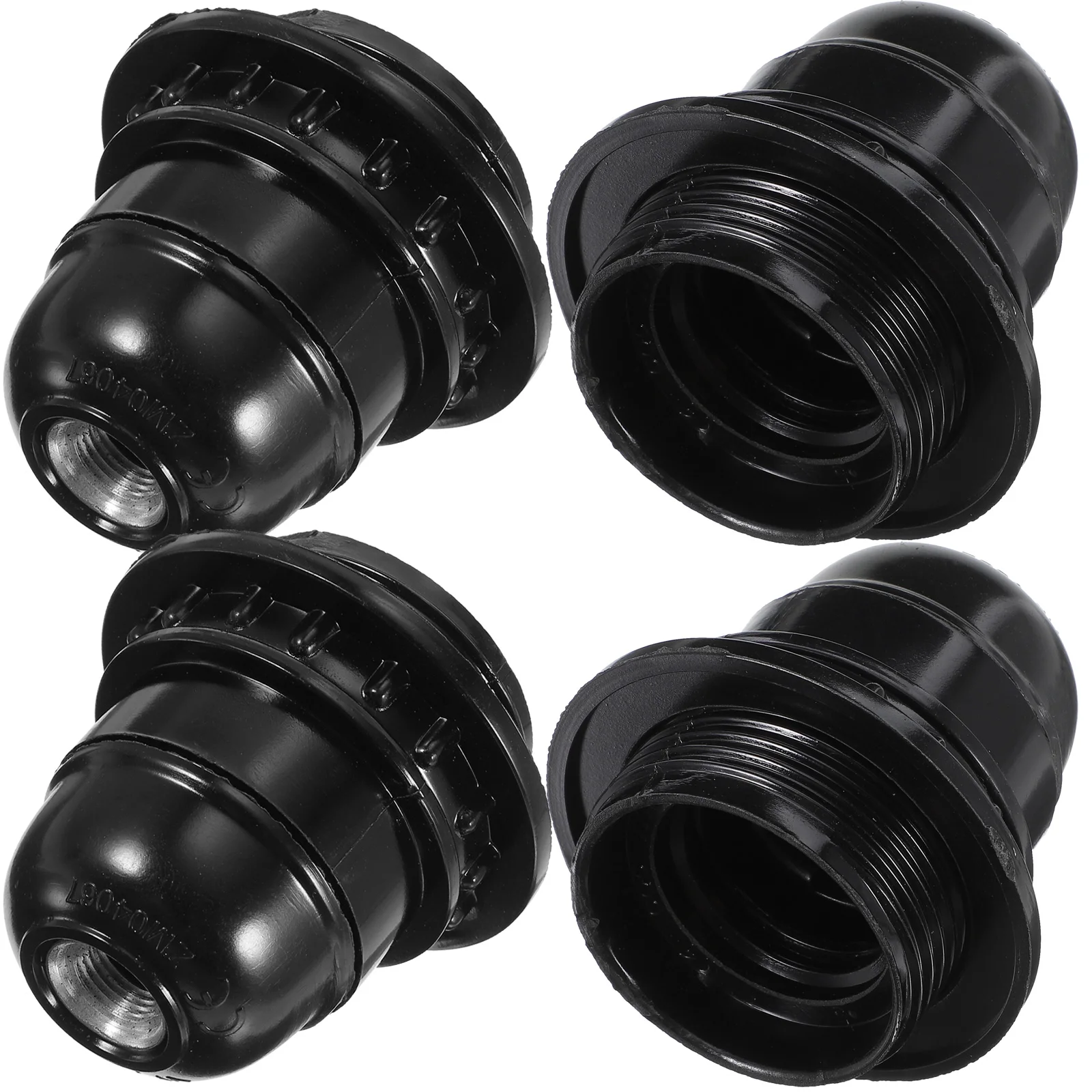 

4 Pcs E27 Lamp Head Socket Outlet Retro Light Fixture Parts Replacement Accessories DIY Kit Christmas