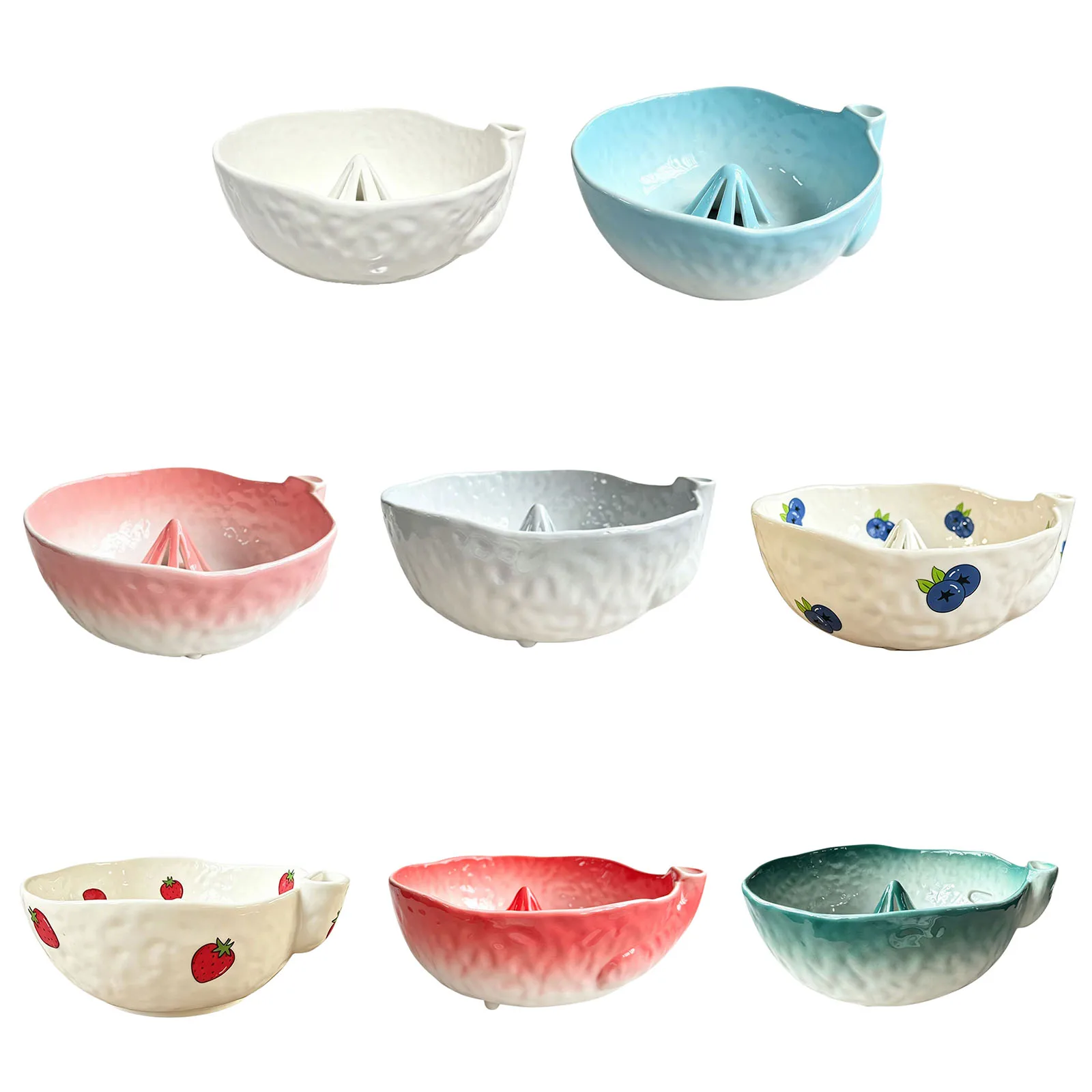 Self Rinsing Berry Washing Ceramic Bowl Multi-Purpose Ceramic Berry Basket Strawberries Washing Cleaner Gift for Friends