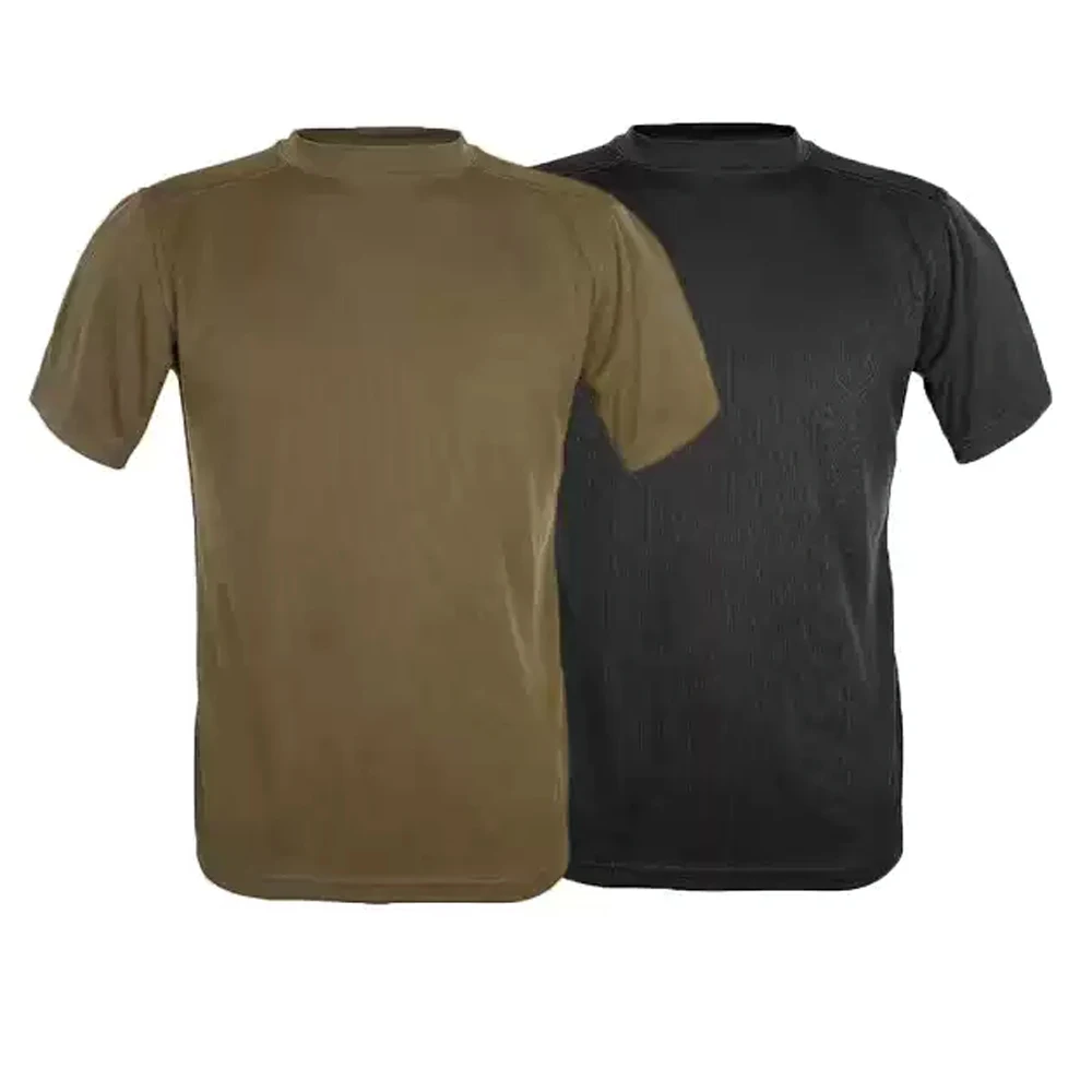 Tactical T-shirt Men's Outdoor Casual Short Sleeved Summer thin style quick drying sweat wicking anti-static