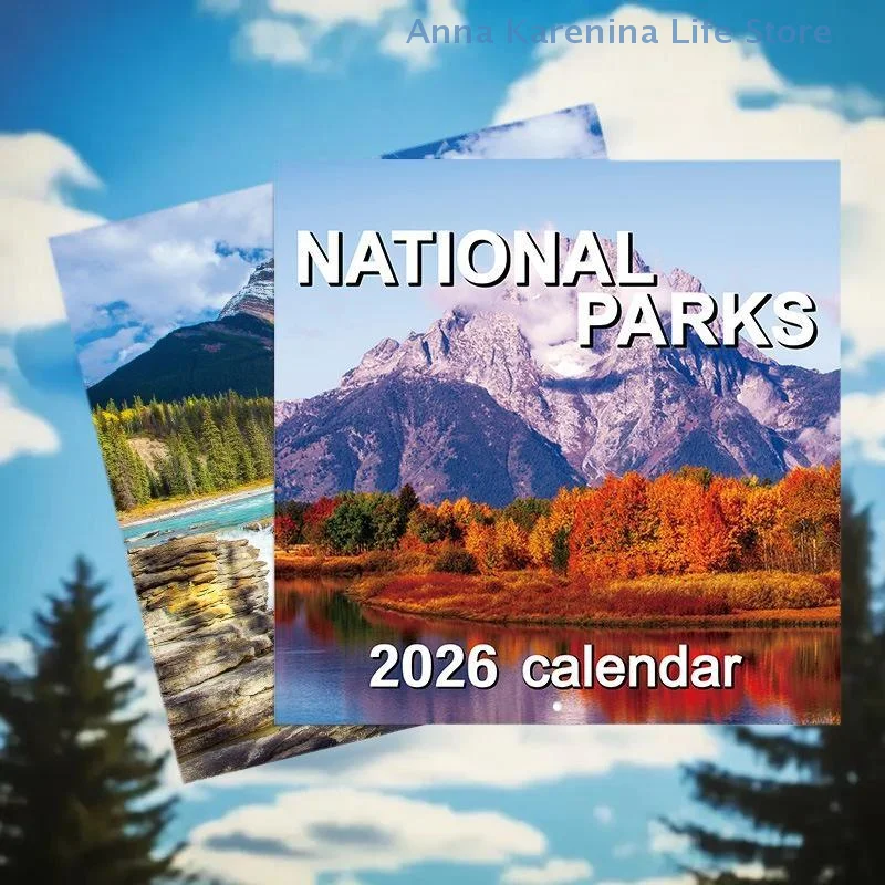 

Beautiful National Parks 2026 Calendar - 12 Months of Organization and Home Beautification