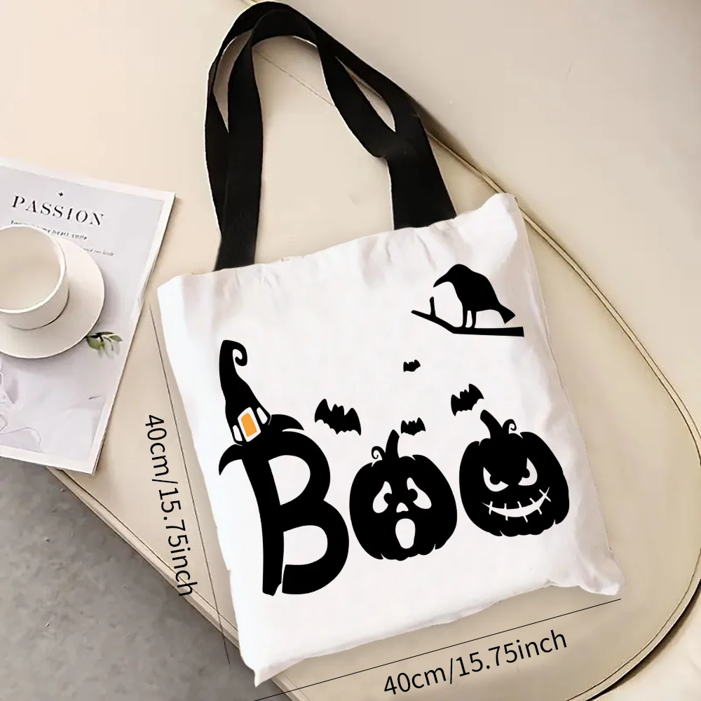 

The Magic of Halloween Women Foldable Eco Handbag Shopping Office Tote Bag Eco Reusable Casual Bag 7.3