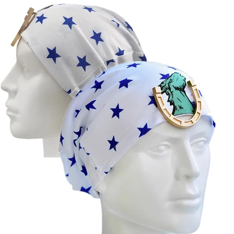 Johnny Joestar-Sombrero para Cosplay, disfraz de Anime de Bizarre Adventure, ropa para el hogar para hombres y adultos, accesorios para disfraz de Carnaval y Halloween, regalos