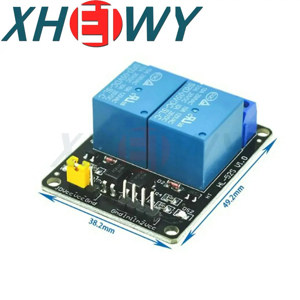 1 2  Channel 5V  Relay Module With Optocoupler Relay Output 1 2 4 6 8 Way Relay Module For Arduino