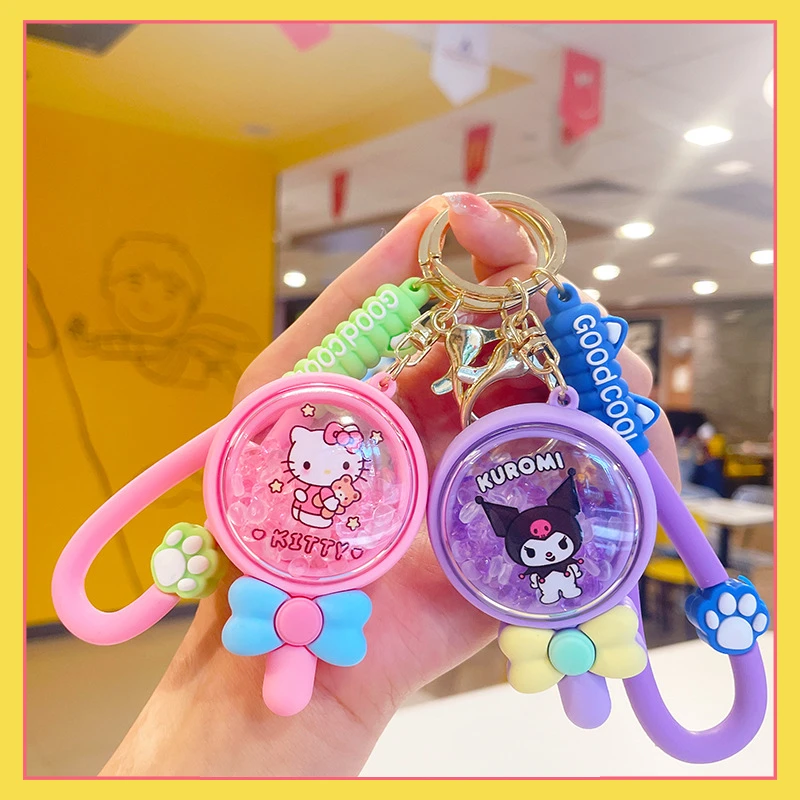 

New MINISO Sanrio Aromatherapy Gift Kuromi Cartoon Keychain Bookbag Small Pendant Fragrance Doll Keychain Children's Gift