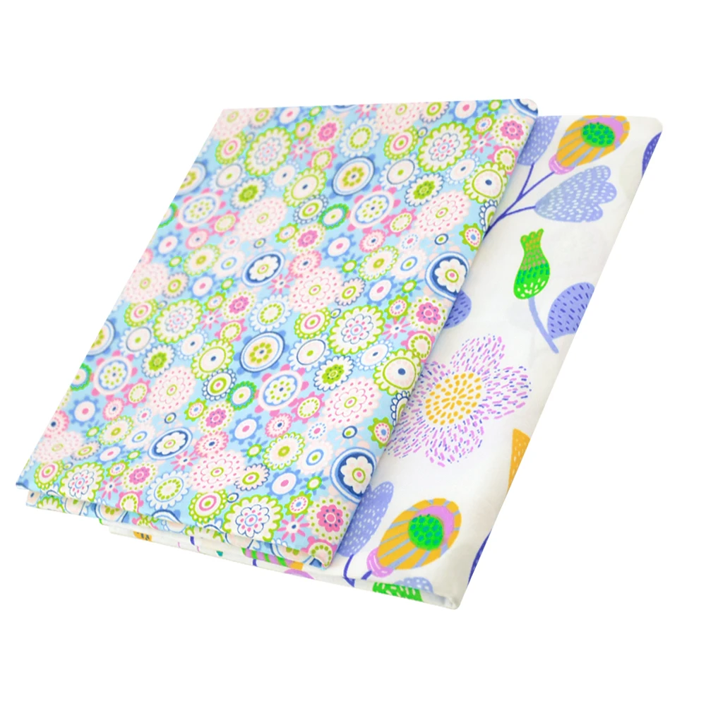 2 Teile/lose 40cm x 50cm Pre-cut Fett Viertel Schöne Bunte Qualität Gedruckt Baumwolle Stoffe Patchwork Quilten tuch für DIY Nähen – Detail 13