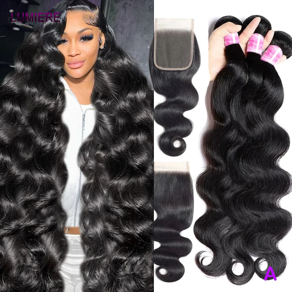 

Объемная волна, 100% натуральные необработанные человеческие волосы, пучок с застежкой, фронтальная HD, прозрачное наращивание волос, оптовая продажа, 18A, двойной уток