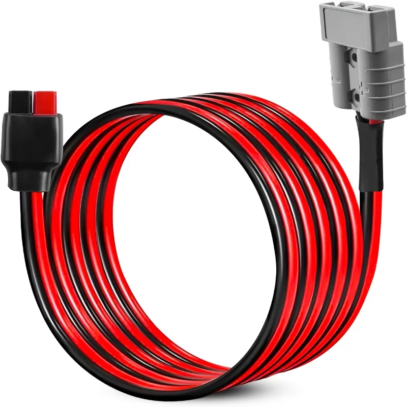 Heavy-Duty 12AWG SB50-PP45 Quick Disconnect Battery Extension Cable for Mod Forklift Battery Board Portable Power Charging Wire